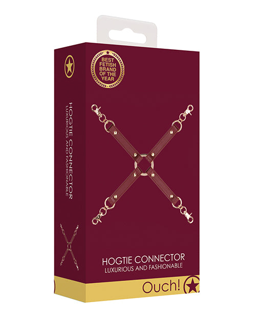Załaduj obraz do przeglądarki galerii, Shots Ouch Halo Hogtie Connector - Burgundy