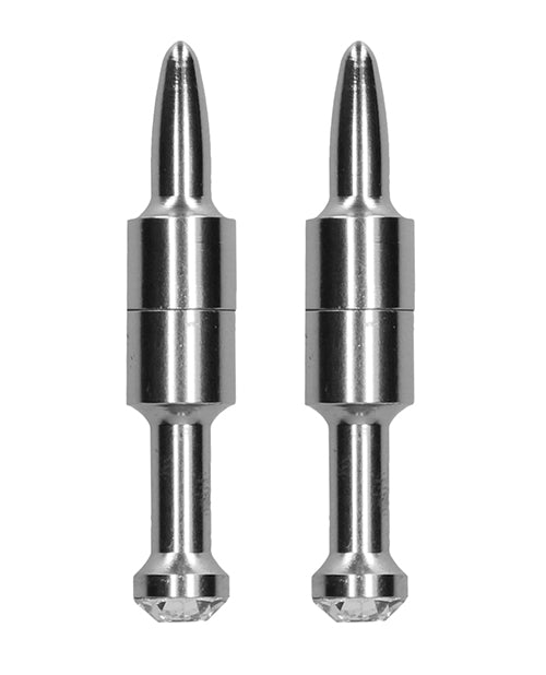 Charger l'image dans la visionneuse de la galerie, Shots Ouch Pin Magnetic Nipple Clamps - Silver