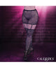 Afbeelding laden in Galerijviewer, Radiance One Piece Garter Skirt w/Thigh Highs - Black Plus Size