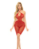Load image into Gallery viewer, Pink Lipstick Fill Me In Bodystocking Red O/S
