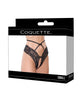 Cargue la imagen en el visor de la galería, Lace Hipster Panty w/Bow Detail - Black SM
