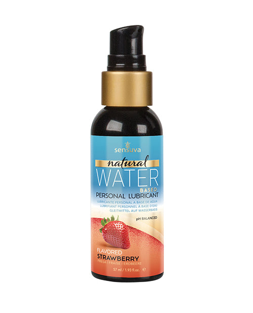 Load image into Gallery viewer, Sensuva Natural Water Based Personal Moisturizer - 1.93 oz Strawberry