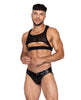 Încărcați imaginea în vizualizatorul Galerie, Voyeur Harness Black XL