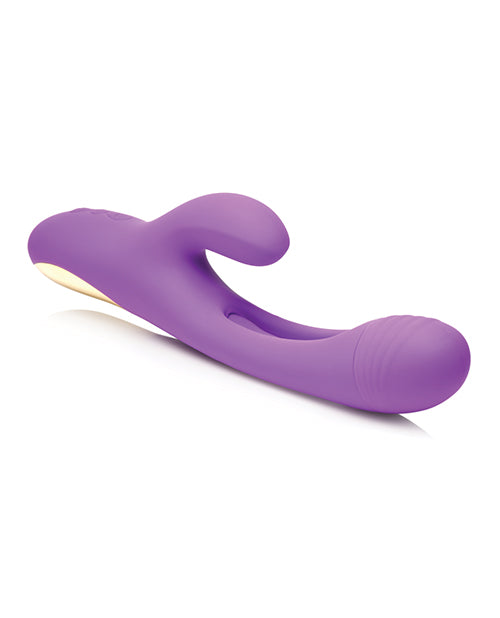 Załaduj obraz do przeglądarki galerii, Inmi Tri-Flick Flicking Rabbit Vibrator - Purple