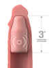 Carica l'immagine nel visualizzatore Galleria, Fantasy X-tensions Elite Manicotto da 9" Vibrante con Plug da 3" e Telecomando - Leggero