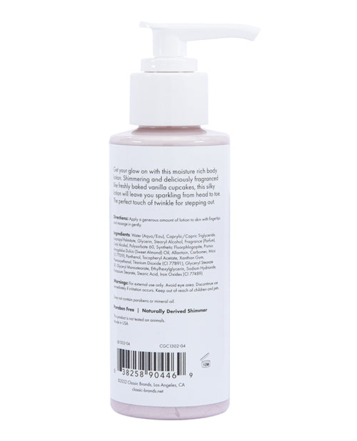 Lataa kuva gallerian katseluohjelmaan, CGC Glow Pink Cupcake Shimmer Body Lotion - 4 oz Pink