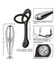 Load image into Gallery viewer, Star Fucker Glider Gem Plug w/Silicone Enhancer - Black