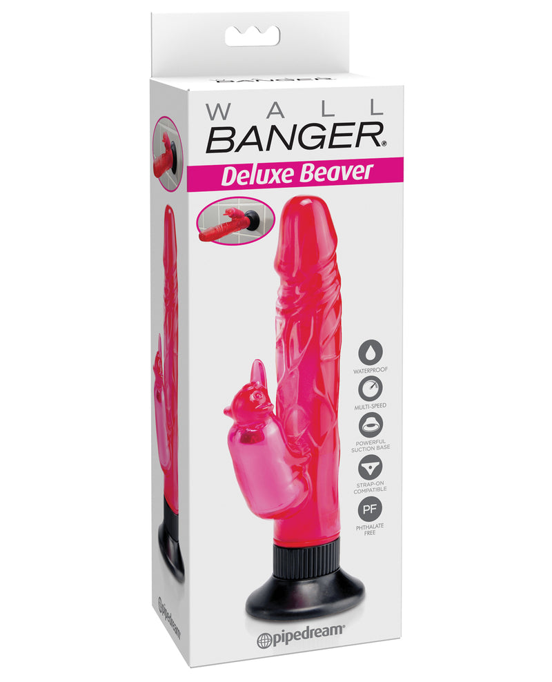 Indlæs billede i gallerifremviser, Wall Bangers Deluxe Beaver Vibe Waterproof - Pink