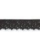 Charger l'image dans la visionneuse de la galerie, Shots Ouch Black & White Lace Mask w/Elastic Straps - Black