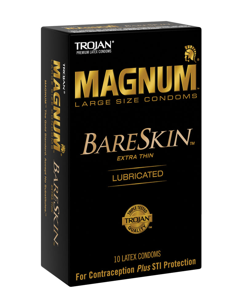 Load image into Gallery viewer, Trojan Magnum Bareskin Condoms - Box of 10