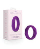 Lataa kuva gallerian katseluohjelmaan, Blush Wellness Geo C Ring Purple Puria Platinum Cured Silicone No Slip Matte