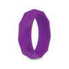Lataa kuva gallerian katseluohjelmaan, Blush Wellness Geo C Ring Purple Puria Platinum Cured Silicone No Slip Matte