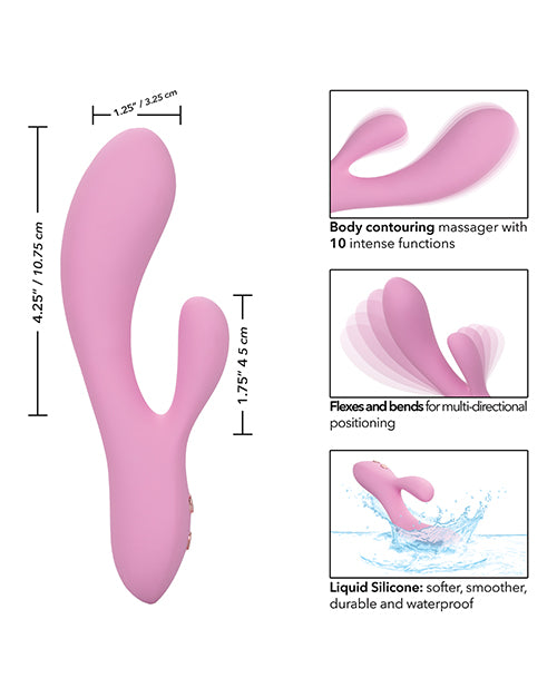 Carica l'immagine nel visualizzatore Galleria, Contour Zoie Flexible Dual Massager - Pink