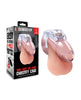 Carica l'immagine nel visualizzatore Galleria, Lockmaster 3.5" Side Lock See Thru Chastity Cage - Clear