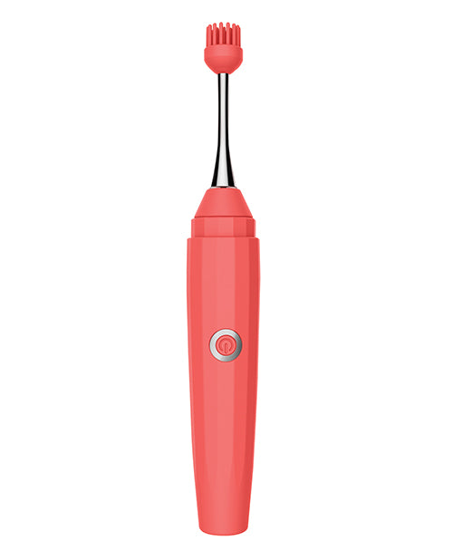 Charger l'image dans la visionneuse de la galerie, Luv Inc. Orgasm Pen w/Three Attachments - Coral