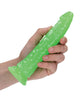 Load image into Gallery viewer, Shots RealRock 7" Slim Dildo Glow in the Dark - Neon Green