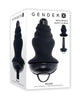 Załaduj obraz do przeglądarki galerii, Gender X ECHO Vibrating Shaft w/Removable Silicone Sleeve - Black