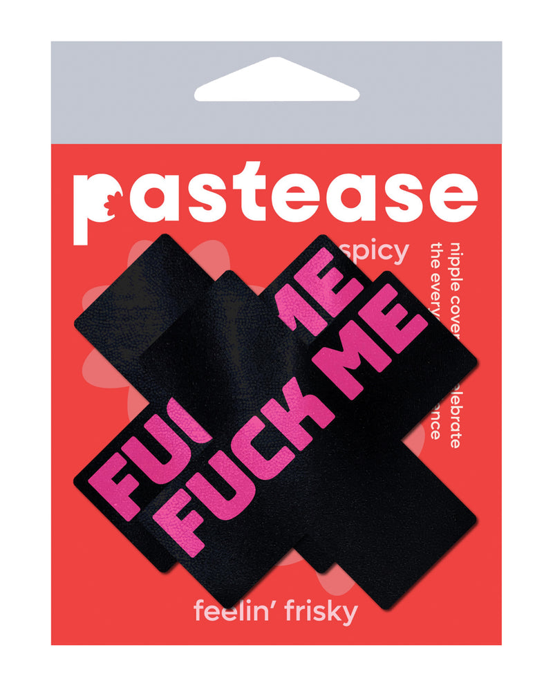 Lataa kuva gallerian katseluohjelmaan, Pastease Fuck Me Plus Musta Vaaleanpunainen Yksi Koko Premium Luxe
