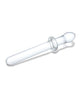 Cargue la imagen en el visor de la galería, Dildo clásico liso de vidrio de 9.25" con doble extremo - Transparente