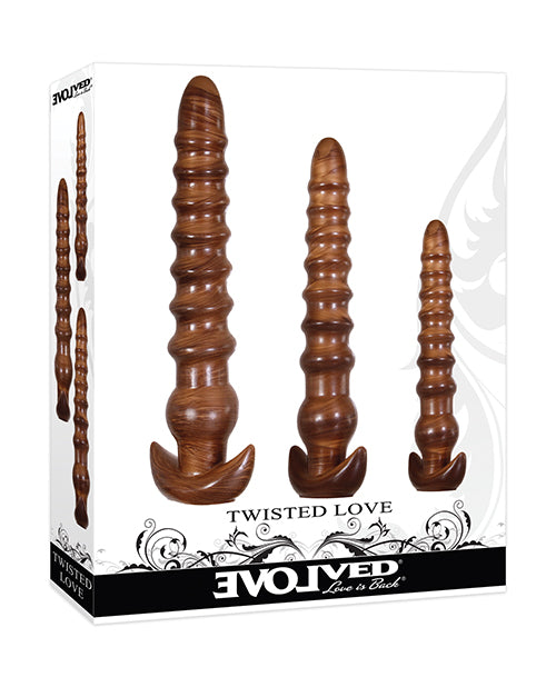 Charger l'image dans la visionneuse de la galerie, Evolved Twisted Love 3 pc Plug Set - Gold