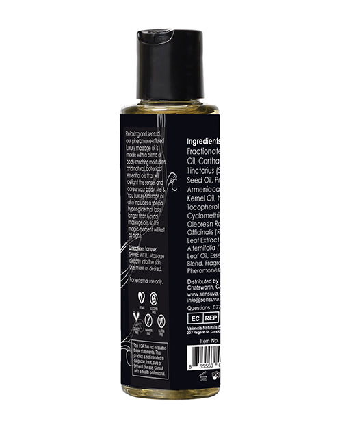Load image into Gallery viewer, Sensuva Me & You Massage Oil - 4.2 oz Berry Flirty