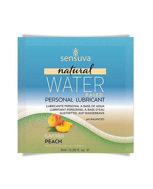 Cargue la imagen en el visor de la galería, Sensuva Natural Water Based Personal Moisturizer Single Use Packet - 6 ml Peach