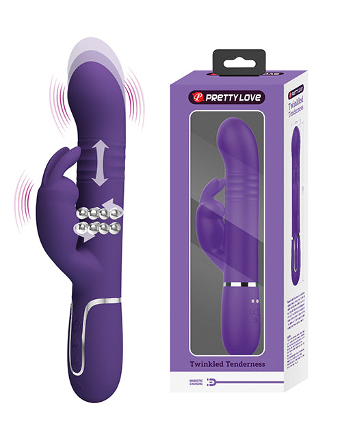 Charger l'image dans la visionneuse de la galerie, Pretty Love Twinkled Tenderness Coale Thrusting Rabbit - Purple