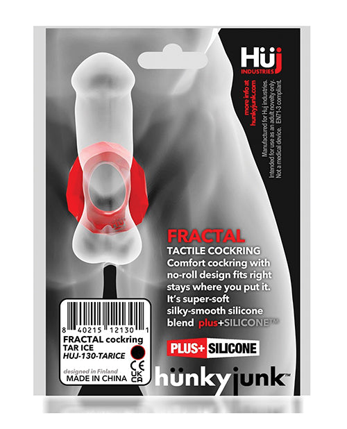 Cargue la imagen en el visor de la galería, Hunky Junk Fractal Cockring - Clear Ice