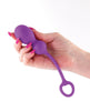 Ladda bilden i Galleri Viewer, Techno Bop Butt Plug With Cock Ring Violet For Anal Pleasure