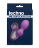 Ladda bilden i Galleri Viewer, Techno Bop Butt Plug With Cock Ring Violet For Anal Pleasure