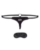 Charger l'image dans la visionneuse de la galerie, Lux Fetish Velvet Bikini Strap On - Black