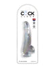 Indlæs billede i gallerifremviser, King Cock Clear 7.5" Cock w/Balls - Clear