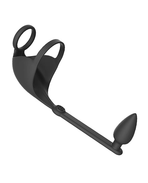 Load image into Gallery viewer, Magic Scrotum Massager Plus w/Remote Control - Black