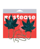 Afbeelding laden in Galerijviewer, Pastease Chains Disco Weed Leaf - Green O/S