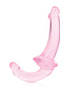 Bild in den Galerie-Viewer laden, Shots RealRock Crystal Clear 6" Strapless Strap-On - Pink