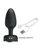 Load image into Gallery viewer, Pretty Love Varian Large Butt Plug w/Multi Color Bottom Light - Black