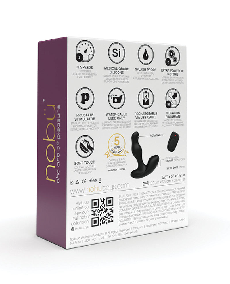 Ladda bilden i Galleri Viewer, Nobu X-plore U Ezra Anal Vibrator - Black