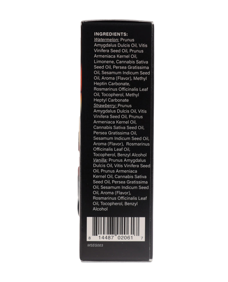 Cargue la imagen en el visor de la galería, Set de regalo de aceite de masaje comestible Earthly Body - 2 oz Sandía, Fresa y Vainilla