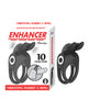 Load image into Gallery viewer, Enhancer Vibrating Rabbit C-Ring - Black