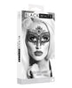 Lataa kuva gallerian katseluohjelmaan, Shots Ouch Black & White Lace Eye Mask - Queen Black