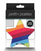 Load image into Gallery viewer, Pretty Pasties Pride Cross & Star Rainbow - 2 Pair