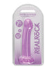 Załaduj obraz do przeglądarki galerii, Shots RealRock Crystal Clear dildo 7" - fioletowy
