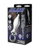 Încărcați imaginea în vizualizatorul Galerie, Blue Line 2.5" Stainless Steel Metal Tapered Butt Plug With Loop Hardware