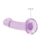 Załaduj obraz do przeglądarki galerii, Shots RealRock Crystal Clear dildo 7" - fioletowy