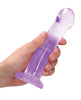 Załaduj obraz do przeglądarki galerii, Shots RealRock Crystal Clear dildo 7" - fioletowy