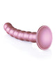 Load image into Gallery viewer, Shots Ouch 6.5" Beaded G-Spot Dildo - Rose Gold