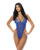 Ladda bilden i Galleri Viewer, Lucciana Soft Cup Lace Teddy - Cobalt Blue S/M
