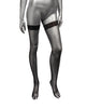 Cargue la imagen en el visor de la galería, Radiance Thigh High Stockings - Black Plus Size