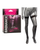 Cargue la imagen en el visor de la galería, Radiance Thigh High Stockings - Black Plus Size