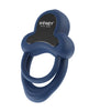 Załaduj obraz do przeglądarki galerii, Anello Vibrating Double Cock Ring w/Clitoral Stimulator - Blue